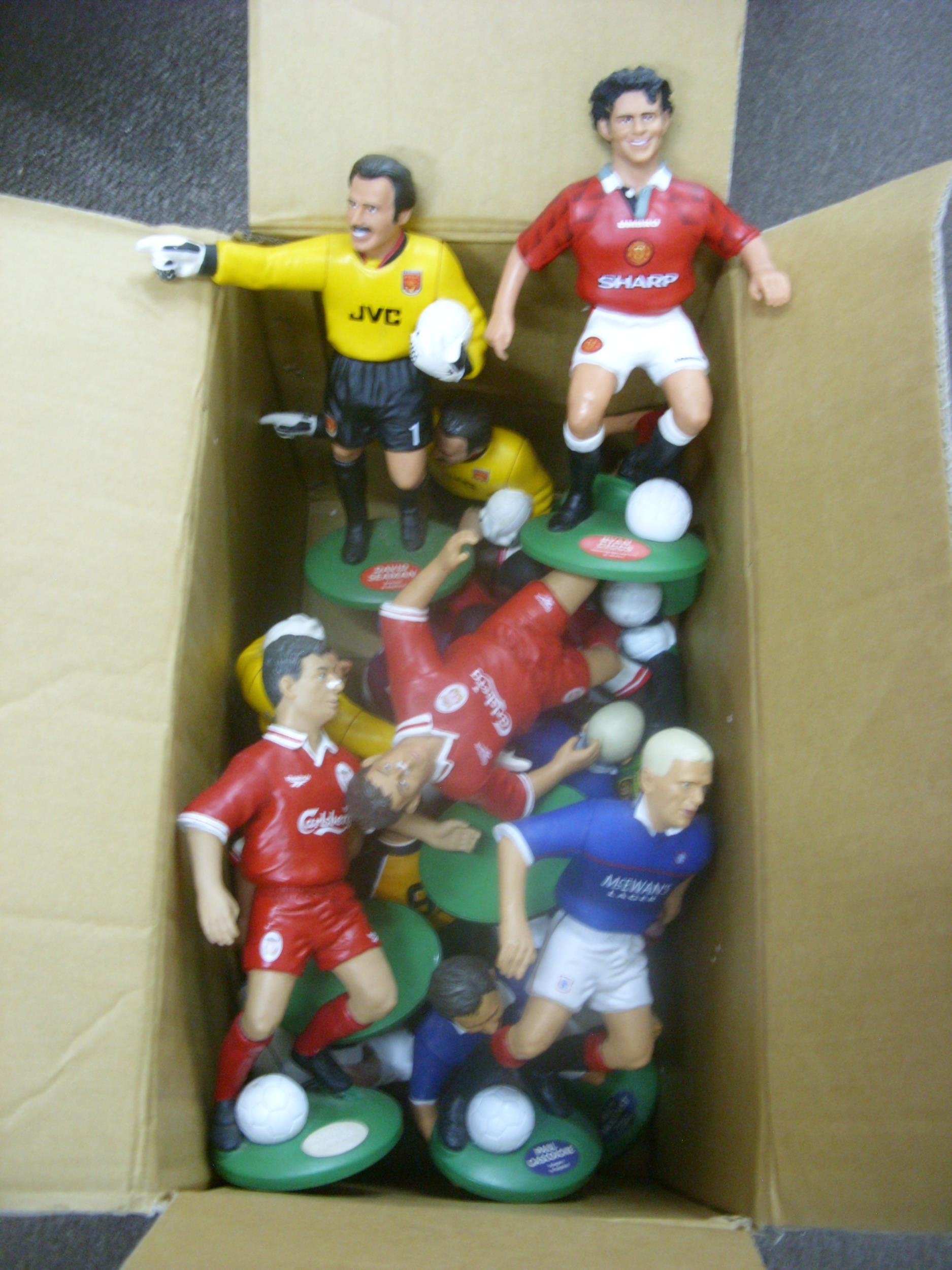 Plastic store football figures