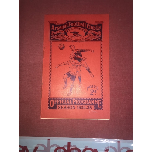 15 - ARSENAL, 1934/1935, a football programme from the fixture versus Liverpool [Arsenal Championship Sea... 