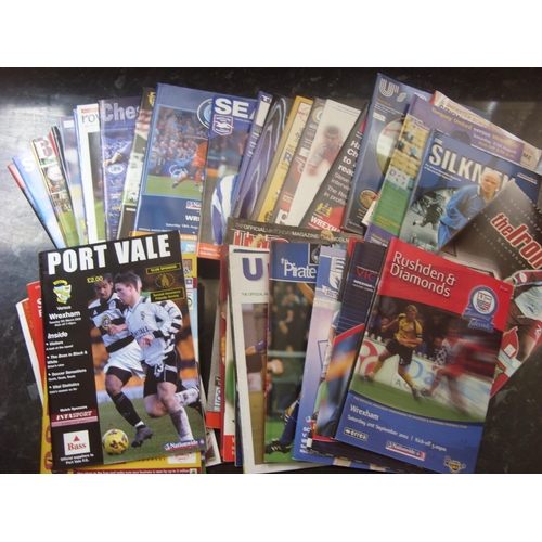 2031 - WREXHAM, 2001-2010, A Selection of Away Programmes From The Period, Approx 50.