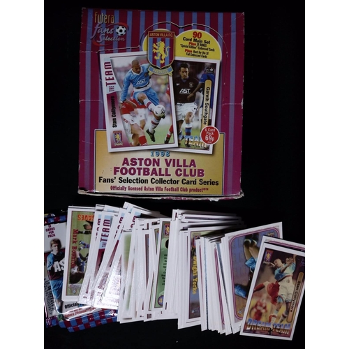 1279 - FOOTBALL MEMORABILIA, 1997/1998 Aston Villa Futera Cards - Fans Selection Collector Cards Series, Or... 