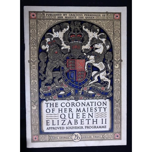 479 - ROYAL MEMORABLIA, 02/06/1953 Souvenir Programme - The Coronation of Her Majesty Queen Elizabeth II, ... 