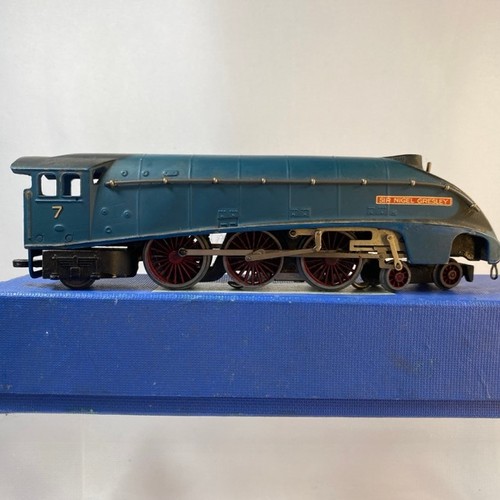 9 - Hornby Dublo 3-rail EDL1 LNER Locomotive 'Sir Nigel Gresley' #7 and Tender D1 both boxed - Good box ... 