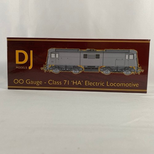 36 - DJ Model train OO gauge CLASS 71 'HA' Electric Locomotive, in BR Blue (weathered) No. 71008, KMRC Ex... 