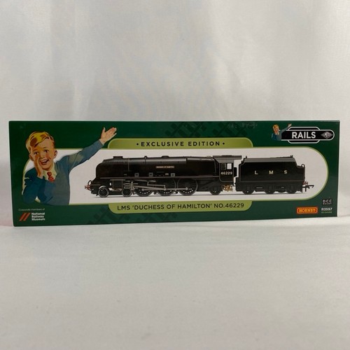 37 - Rails of Sheffield exclusive edition Hornby OO gauge CORONATION CLASS Steam Locomotive, R3597 4-6-2,... 