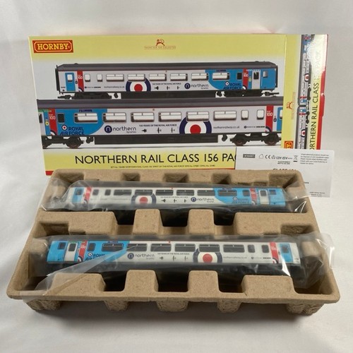 53 - Hornby OO gauge model train pack, Northern Rail Class 156, 'Spirit of the Royal Air Force', set no. ... 