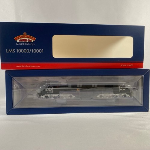 65 - Bachmann Branchline OO Gauge LMS 10000/10001, BR Black & Chrome Early Emblem 31-999, DCC ready, like... 