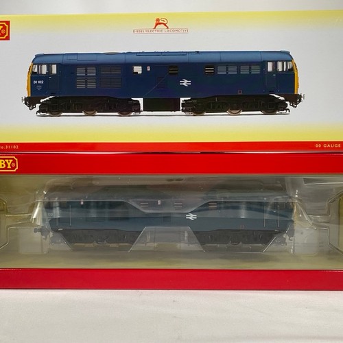 90 - Hornby OO gauge CLASS 31 Locomotive, No.31 102, B.R. blue livery (R3746), DCC ready, appears complet... 