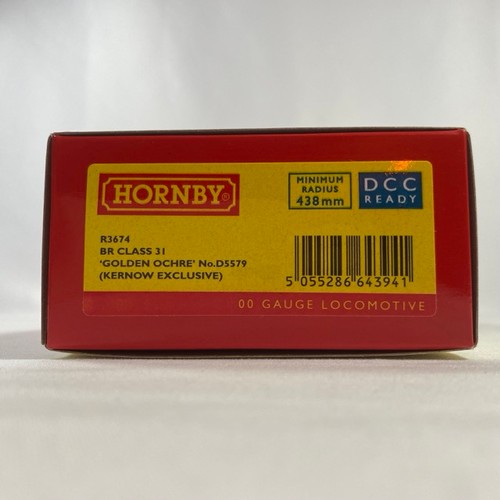 91 - Hornby Kernow exclusive OO gauge Locomotive Class 31, BR A-I-A A-I-A, 'Golden Ochre No. D5579, no. R... 