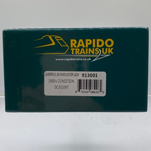 112 - Rapido Lion 913001 Liverpool & Manchester 1930's condition 0-4-2 locomotive OO gauge DC/Silent, DCC ... 