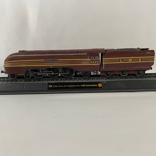 147 - Nine mounted Amercom 1/76 scale model steam locomotives, not motorised, including 928 Stowe, 4472 Fl... 