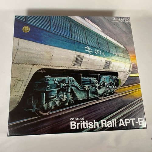 57 - Rapido Trains OO gauge Advanced Passenger train, British Rail APT -E, 4 Car Set with DCC sound fitte... 