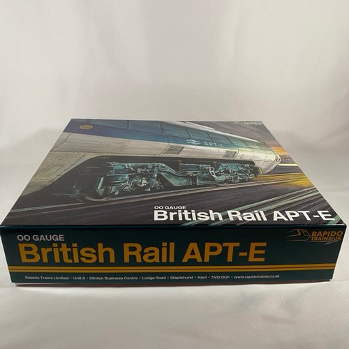 57 - Rapido Trains OO gauge Advanced Passenger train, British Rail APT -E, 4 Car Set with DCC sound fitte... 