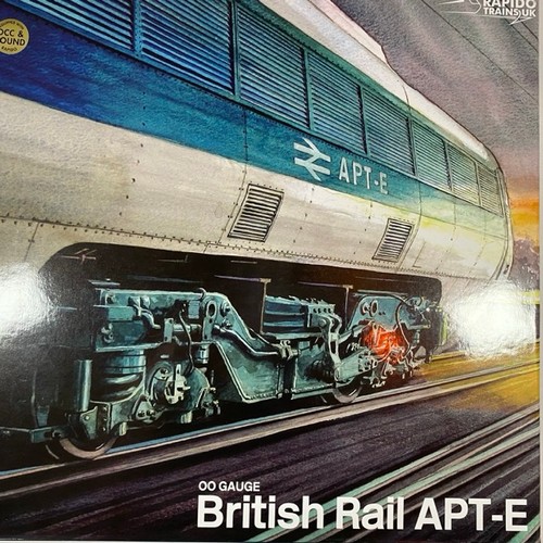 57 - Rapido Trains OO gauge Advanced Passenger train, British Rail APT -E, 4 Car Set with DCC sound fitte... 