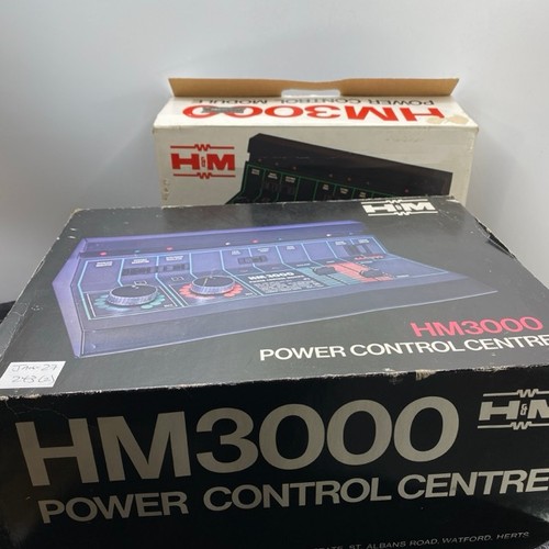 172 - Two Hammant & Morgan power controllers AC/DC; HM3000 power control centre and HM3000 power control m... 