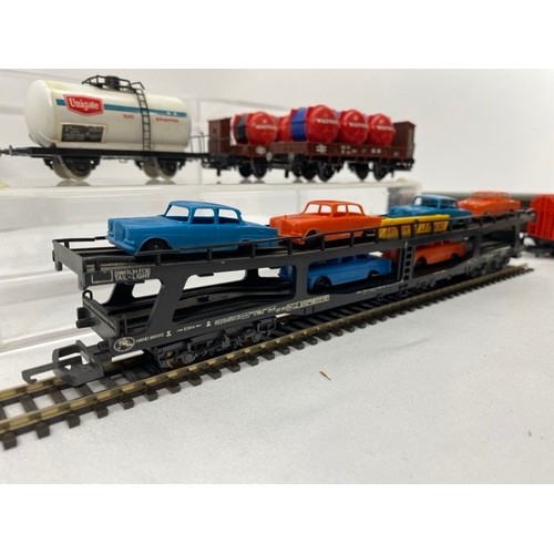 161 - A Lot of Lima, with bonus Mint Wrenn W4324 Blue Utility Van, 14 Lima Rolling Stock including Paletho... 