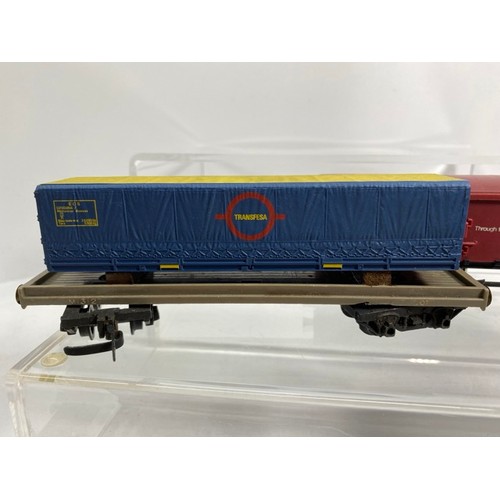 163 - Triang Hornby R738 Anglo Continental Ferry Van boxed with another and other Triang Rolling Stock, R7... 