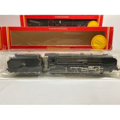 139 - Three Hornby Railways Limited Editions 'City of Lichfield' 'Sir Nigel Gresley' 'Tennyson' 