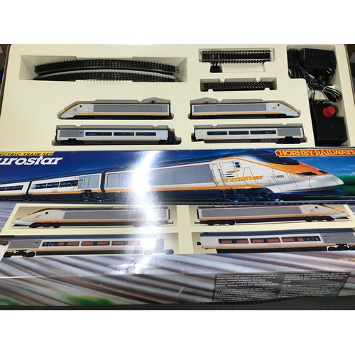 166 - Hornby R.547 Eurostar Electric Train Set, HO/OO gauge, Appears Complete, Instructions and Paperwork ... 