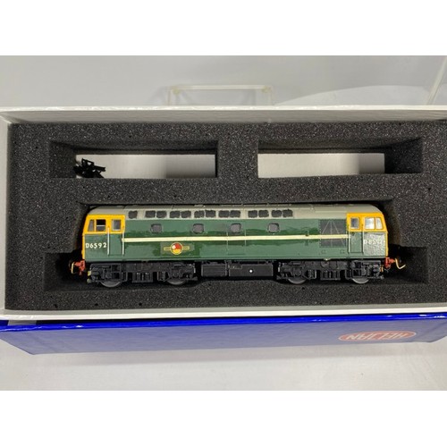 104 - Heljan 3310 BR Green with Full Yellow Ends OO Gauge, Repainted part Gloss showing No.D6592, some smu... 