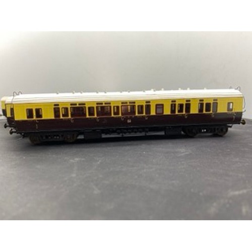 30 - Five Special Kit-built OO gauge GWR Toplight Coaches 1930's Livery, Fine Detail, 2 Slips, 1 Brake/Th... 