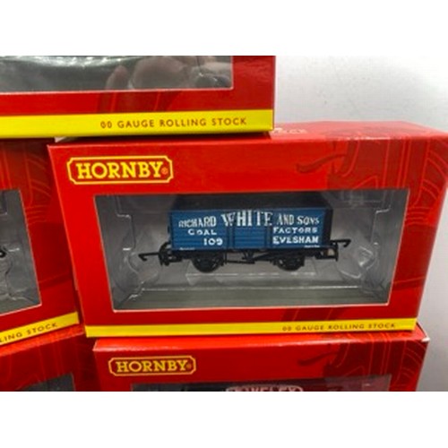 119 - Nine Hornby OO Gauge Private Owner Wagons, as New Condition with Pristine Boxes, includes Hornby R68... 