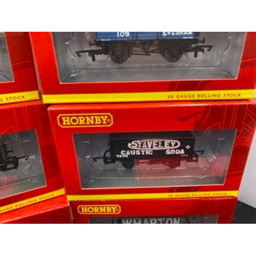 119 - Nine Hornby OO Gauge Private Owner Wagons, as New Condition with Pristine Boxes, includes Hornby R68... 