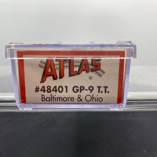 255 - Atlas Loco 48401 GP-9 with roof mounted air tanks T.T Baltimore & Ohio #748 N gauge Instructions, Li... 