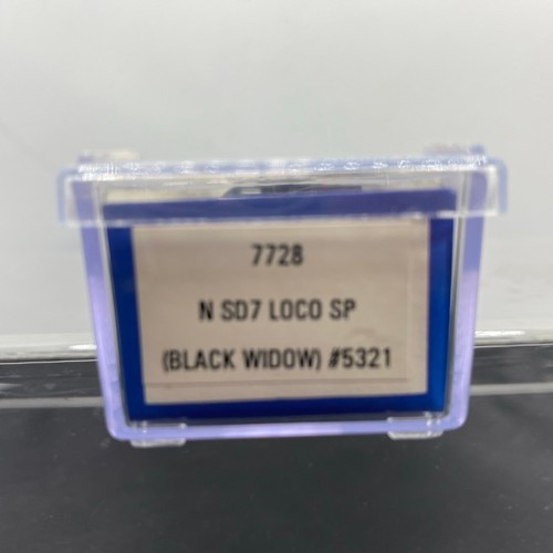 261 - Life-Like Trains 7728 N SD7 Loco Southern Pacific Black Widow #5321 N gauge Instructions, Light, Tes... 