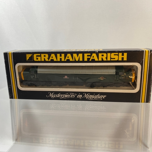 298 - Graham Farish 8119 Class 40 motorised chassis Atlantic Conveyor BR Green #40106 N gauge loco, Tested... 