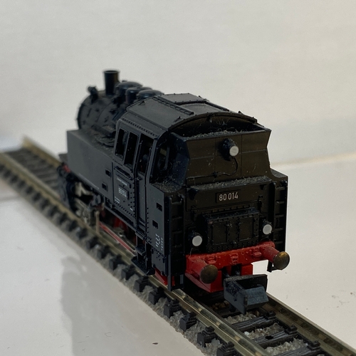 278 - Fleischmann Piccolo 0-6-0 DB 80 014 Steam loco, DCC code 1 unverified, unboxed N gauge, Tested Runne... 