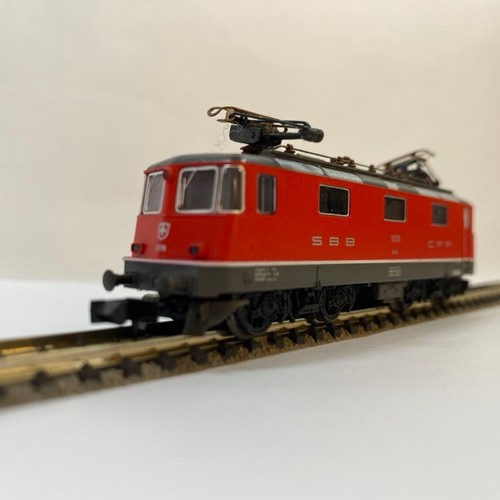 274 - Fleischmann piccolo 7343 Class 420 Electric 11178 in SBB Red & Grey locomotive N gauge Boxed, Lights... 