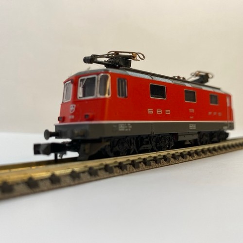 274 - Fleischmann piccolo 7343 Class 420 Electric 11178 in SBB Red & Grey locomotive N gauge Boxed, Lights... 