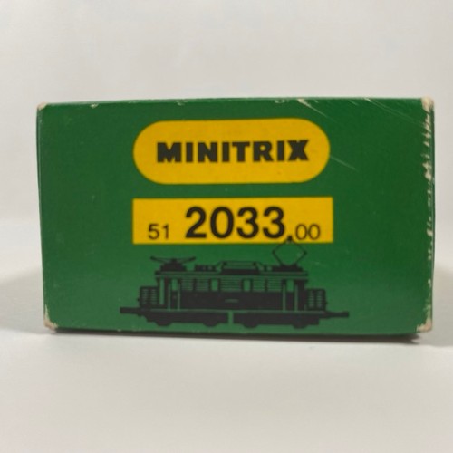 242 - Minitrix 51 2033 00 #144 083-3 Electric locomotive Pantographs, N gauge, Boxed, , Bi-directional Lig... 