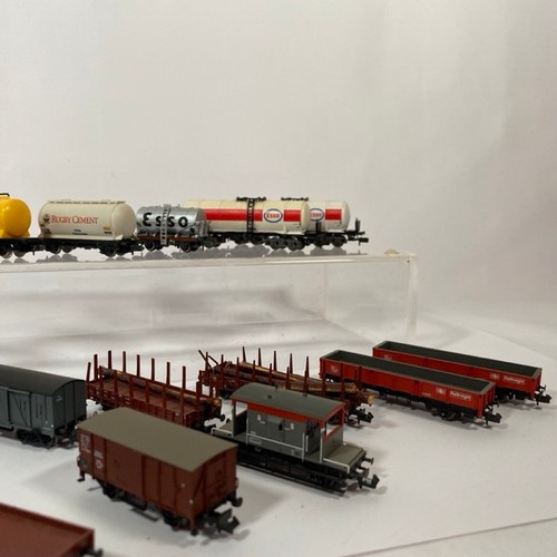 284 - Pick & mix of N gauge rolling stock, Bachmann, Fleischmann & Graham Farish Unboxed - Very Good (15) ... 