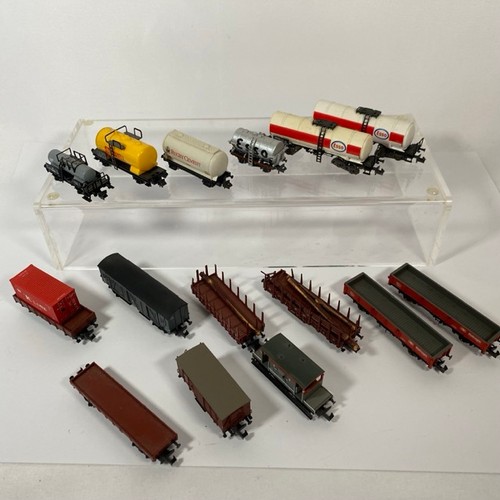 284 - Pick & mix of N gauge rolling stock, Bachmann, Fleischmann & Graham Farish Unboxed - Very Good (15) ... 