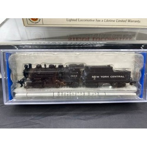 249 - Five Bachmann 'N gauge' American Steam Locomotives and EMD GP40 Diesel Loco, all in Original Boxes, ... 