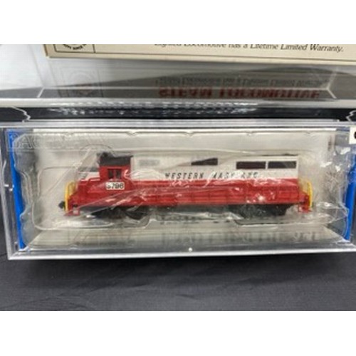 249 - Five Bachmann 'N gauge' American Steam Locomotives and EMD GP40 Diesel Loco, all in Original Boxes, ... 