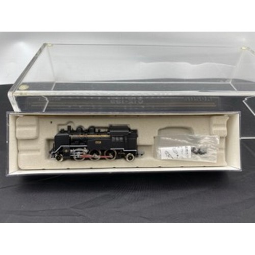 287 - Two Micro-Ace N gauge Steam Locomotives in cases, includes Micro-Ace A6202 C12-199 2-6-2 missing wag... 