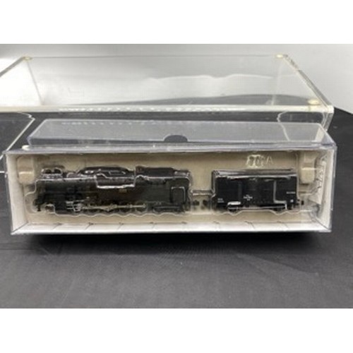 292 - N gauge Steam Locomotive Micro-Ace A7701 2-10-4 Type E10-2 with Wagon 70160, Loco #E102, Tested Runn... 