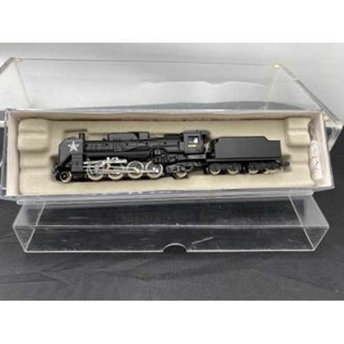 297 - N gauge Steam Locomotive Micro-Ace A9509 2-8-2 D51-859 White Star and Tender, Tested Runner - Loco V... 