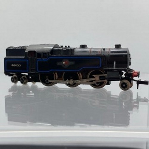 245 - Four 'N Gauge' Steam Locomotives, Trix Class 2F 0-6-0T BR 47160 Black (G), Grafar Standard Class 4 T... 