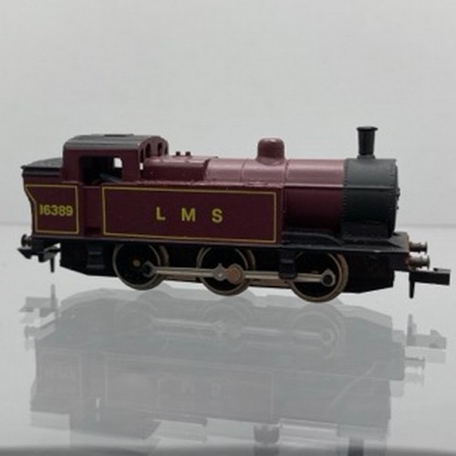 245 - Four 'N Gauge' Steam Locomotives, Trix Class 2F 0-6-0T BR 47160 Black (G), Grafar Standard Class 4 T... 