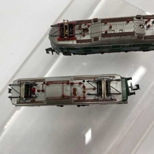 275 - Five Electric Rail Cars and Locomotives 'N Gauge' with Pantographs, Fleischmann Piccolo 7306 Alpine ... 