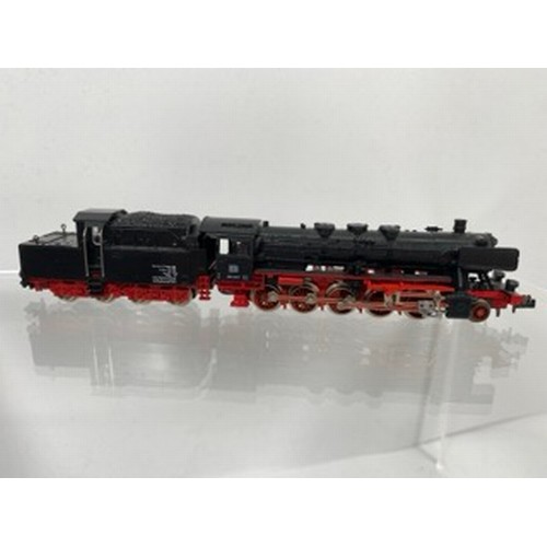 279 - Four 'N Gauge' Fleischmann DB Steam Locomotives, Piccolo 7171 DB 012 081-6 4-6-2 (2/3 lights working... 