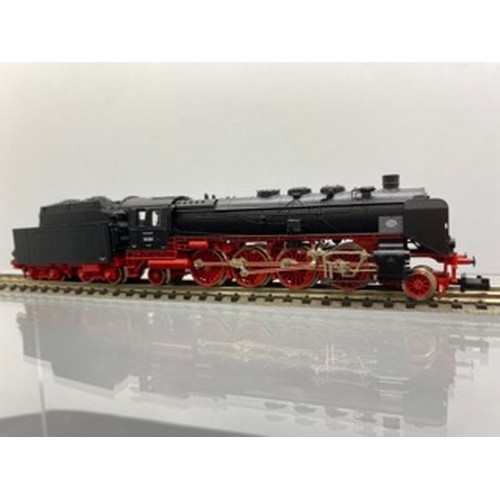 280 - Four 'N Gauge' Fleischmann Steam Locomotives, Piccolo SNCF 2-10-0 (Bi-directional lights) (G), Picco... 