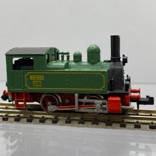 235 - Three Ibertren 'N Gauge' Cuckoo 0-4-0 Steam Locos and Arnold 'N Gauge' 0-6-0 DB 80-033, Ibertren Bla... 