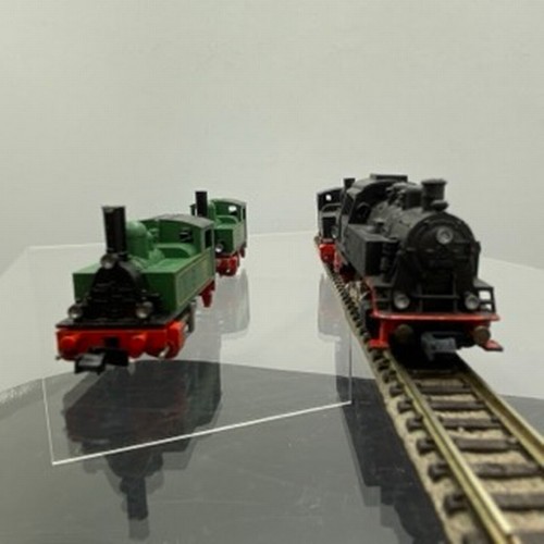 235 - Three Ibertren 'N Gauge' Cuckoo 0-4-0 Steam Locos and Arnold 'N Gauge' 0-6-0 DB 80-033, Ibertren Bla... 