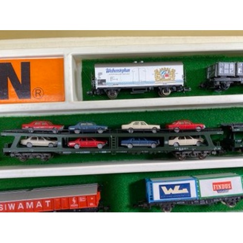 308 - An Interesting and Diverse Dealer tray of 'N Gauge' Freight Wagons and Trailers, European, British a... 