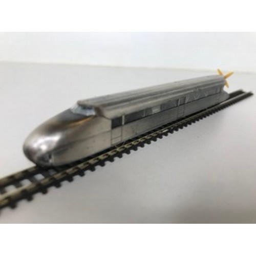 321 - Z Gauge/Scale Marklin mini-club 8876 Powered Zeppelin Railcar w/Working Propeller, 'Schienenzeppelin... 