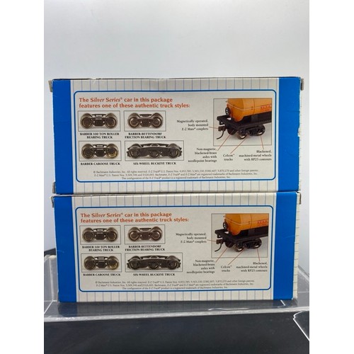 339 - Bachmann Premium HO gauge Series Rolling Stock Log Cars with logs #18332 - Excellent, box Very Good ... 